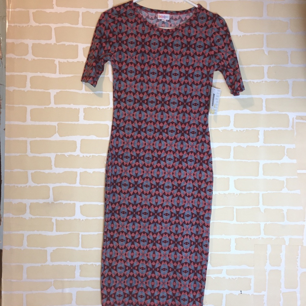 Lularoe Julia Dress Size 2xl & xxs midi dress